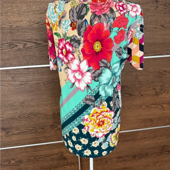 Johnny Was Nellie Favorite' floral tee Sz S - Picture 9 of 12